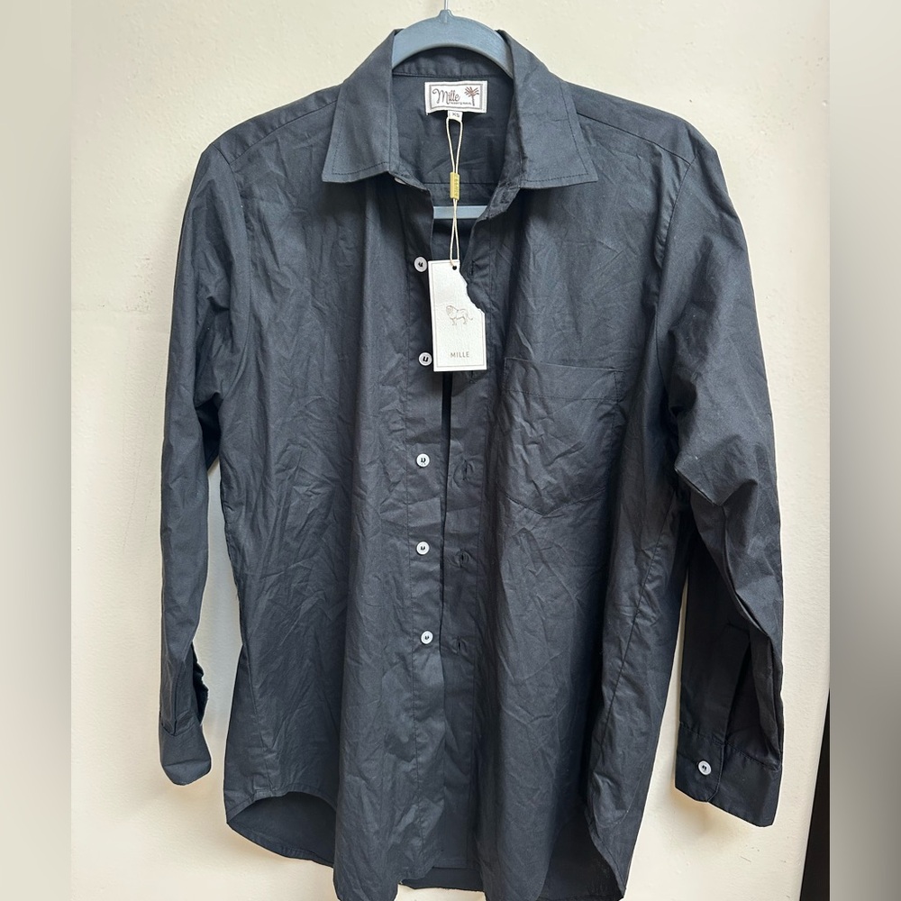 NWT Mille Sophia Cotton Top Blouse
